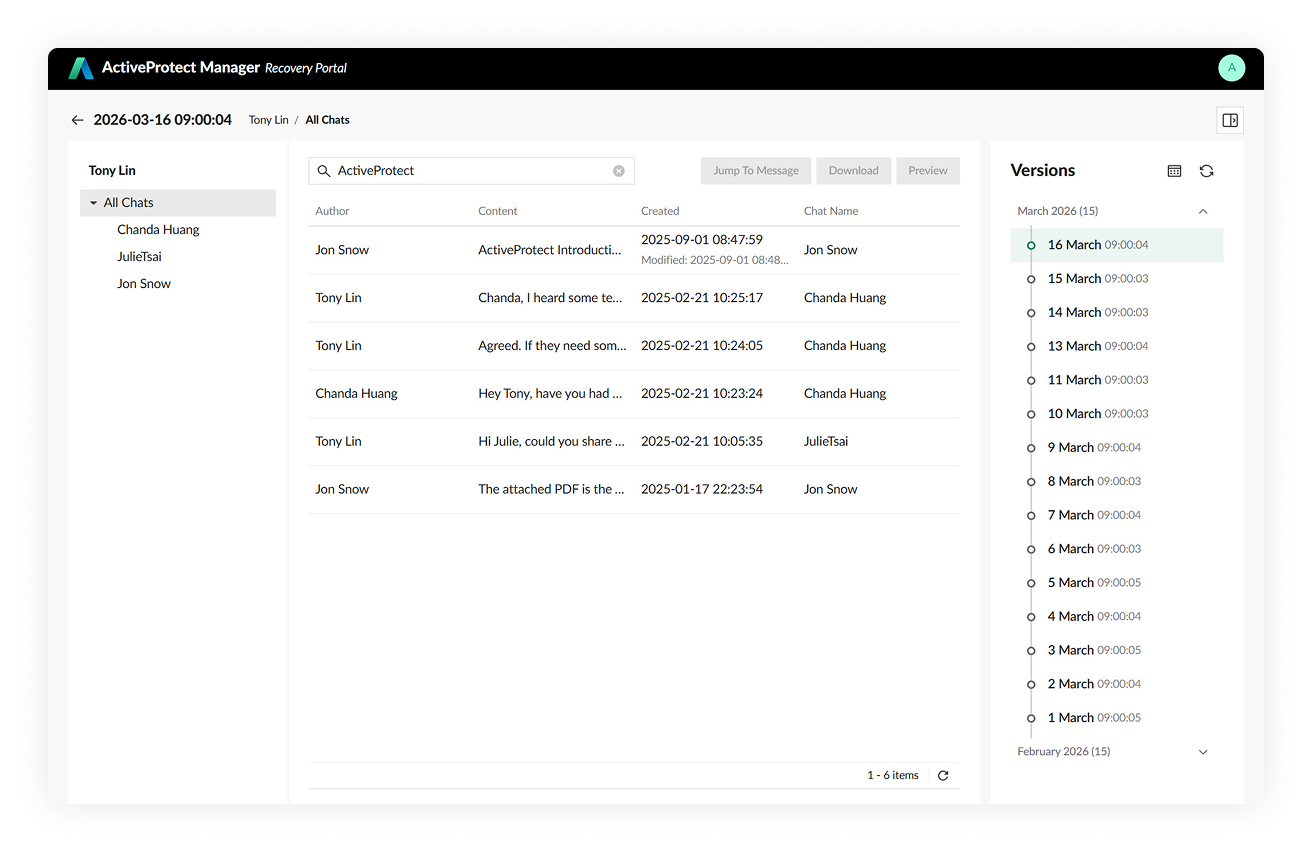 Lepsza widoczność danych i możliwości odtwarzania