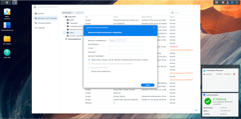3.2023 fileserver lösung synology - synology directory server dsm