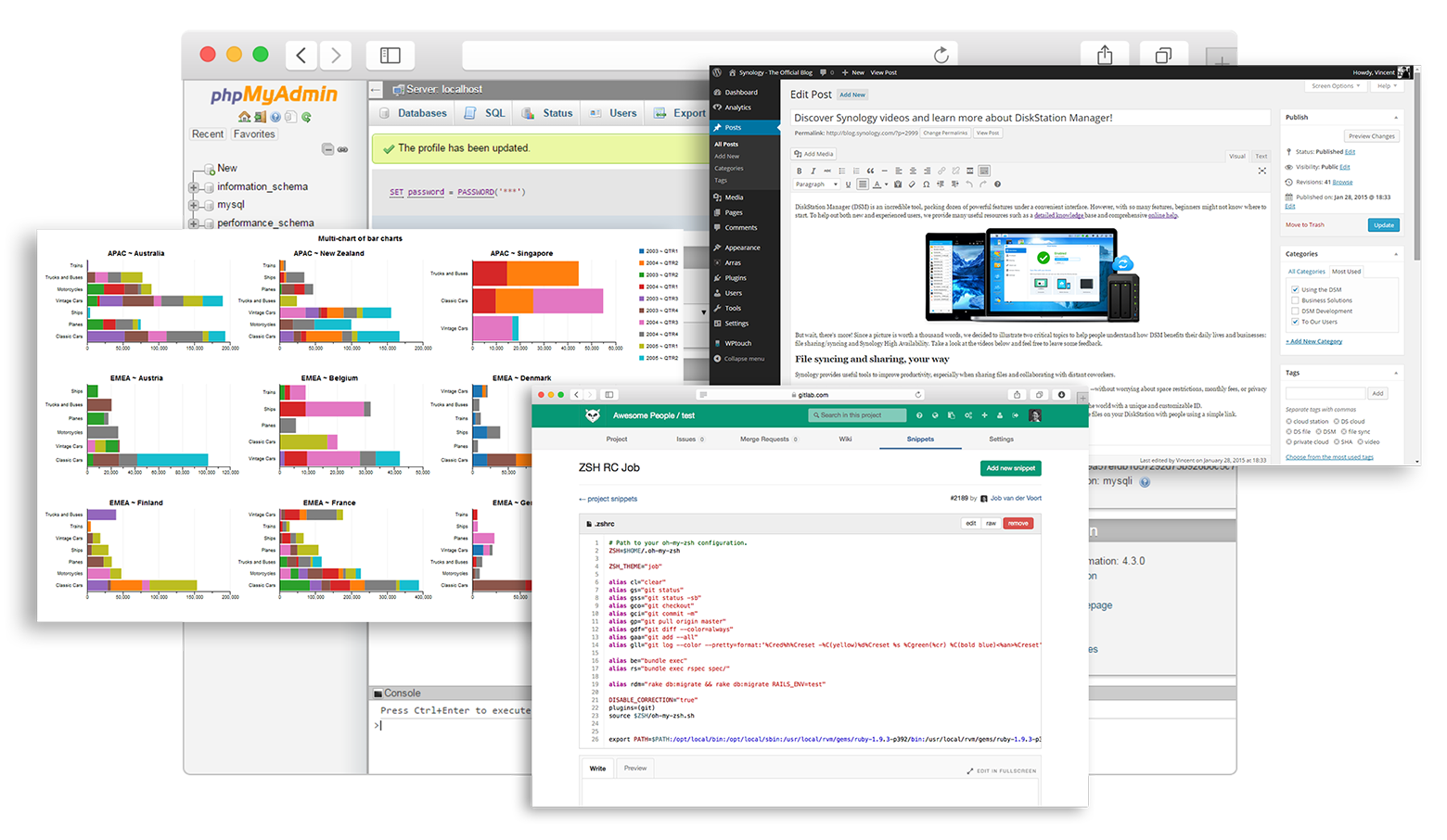 Screenshots. Möglichkeiten mit NAS und Docker Screenshots. Möglichkeiten mit NAS und Docker
