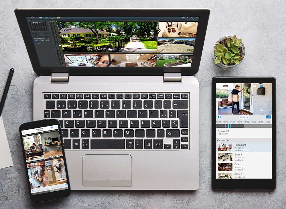 Videoüberwachungs mit Synology Surveillance Station über Dektop, Smartphone oder Tablet Videoüberwachungs mit Synology Surveillance Station über Dektop, Smartphone oder Tablet
